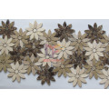 Dark&Light Emperador Mix Cream Marfil Marble Mosaic Tile in Flower Shape (CFS1182)